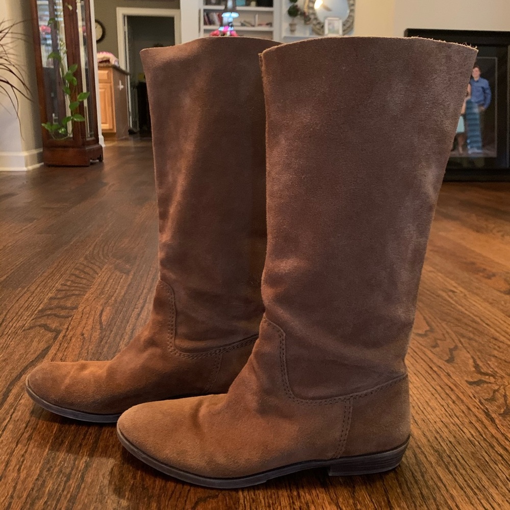 Nine West Suede Brown Leather Boots